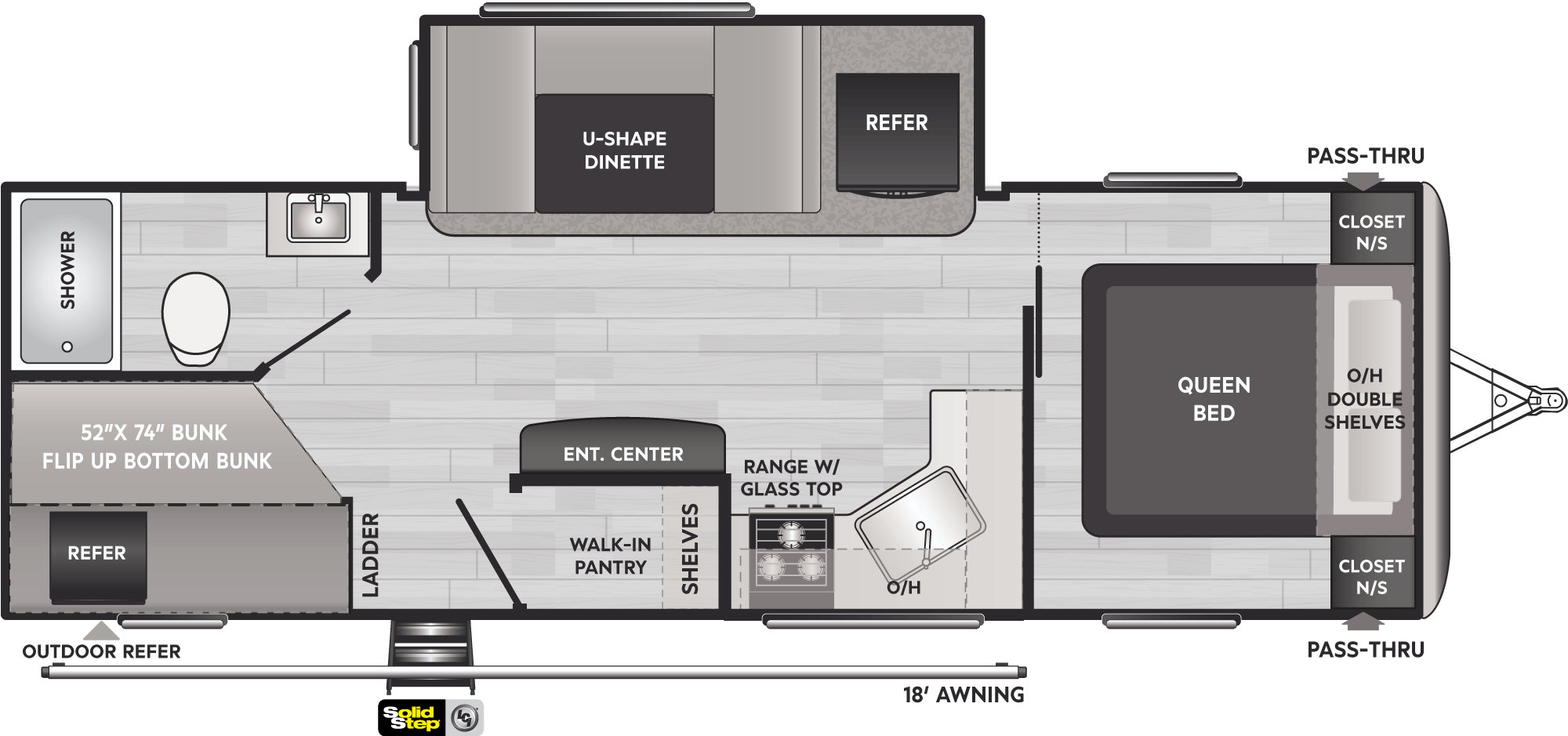 2022 KEYSTONE SPRINGDALE 251BH, , floor-plans-day image number 0